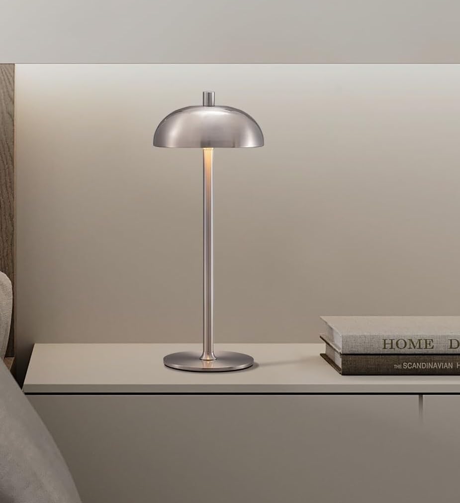 12-inch Cordless Portable Metal LED Table Lamp 2-Pack, 3-Color Rechargeable, for Bedroom, Outdoor, Dining Room, Bedside Suitable for bedrooms, Living Rooms, Offices, Book(Green (2 Pack))