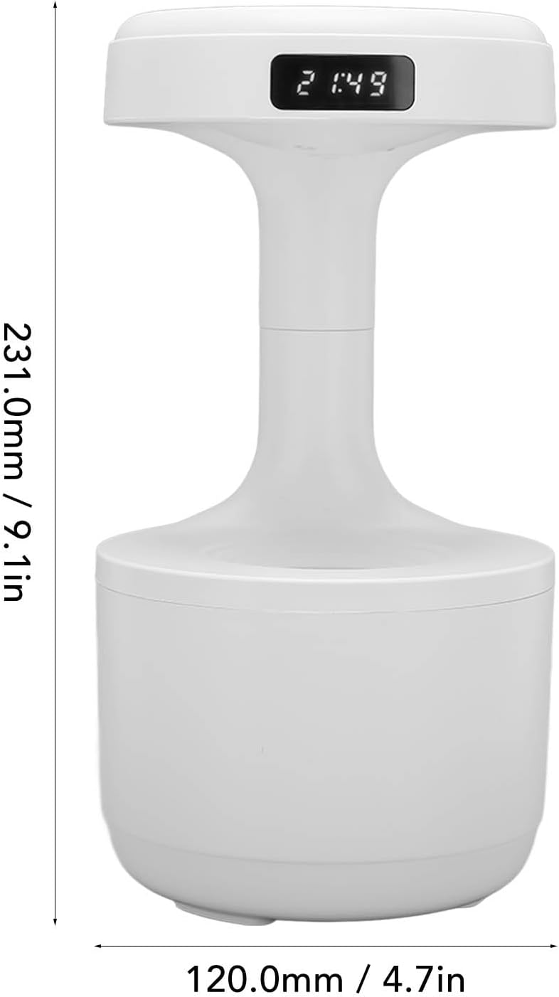 Humidifier for Antigravity Home Desktop Office Bedroom Usb for Mute with for Waterdrop for Backflow Humidifying Desktop Whole House Humidifiers (White)