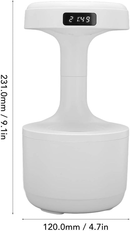 Humidifier for Antigravity Home Desktop Office Bedroom Usb for Mute with for Waterdrop for Backflow Humidifying Desktop Whole House Humidifiers (White)