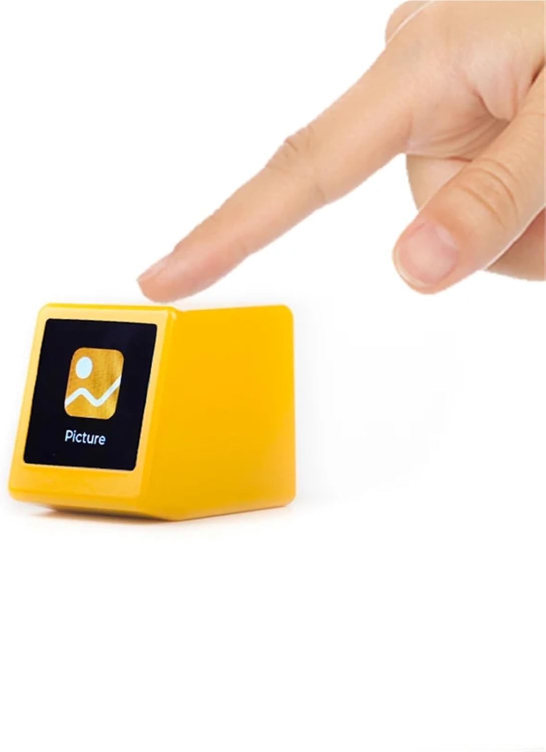 Smart Touch Weather Station Desk Digital Analog Alarm Clock Small Album Photo Frame Multi-Function Cool Gadget Gift(Black)