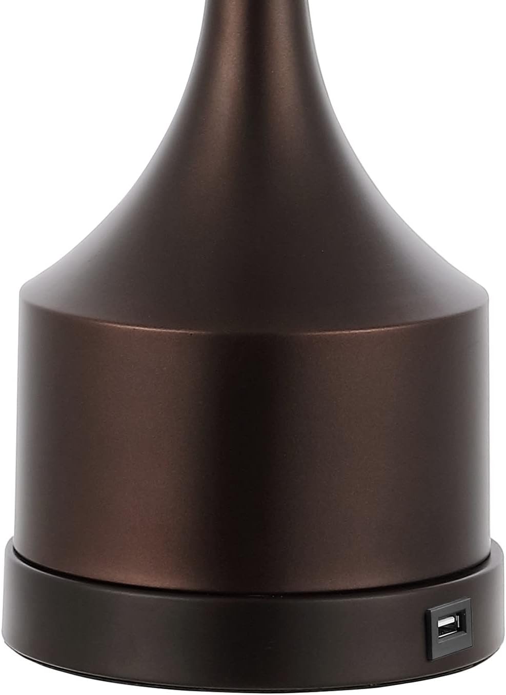 JONATHAN Y JYL4045C-SET2 Cooper 26" Farmhouse Iron LED Table Lamp with USB Charging Port Classic Bedside Desk Nightstand Lamp for Bedroom Living Room Office, Oil Rubbed Bronze (Set of 2)