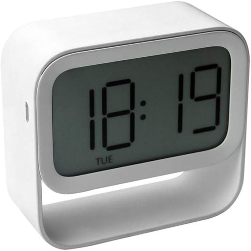 Alarm Clock Bedside Alarm Clock Small Alarm Clock Digital Alarm Clock Kids Alarm Clock Small Clock Smart Clock Non Ticking Alarm Clock Black,One Size (White English Version)