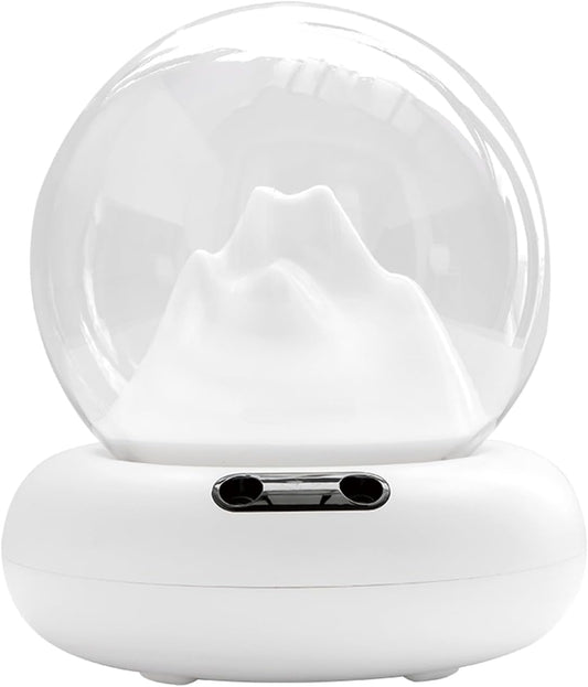 Innovative Cold Air Humidifier Mountain Peak Air Humidifiers USB 2L Essential Oil Diffuser Aromatherapy Humidifiers Dual Mode Light for Home,USB Plug In Type