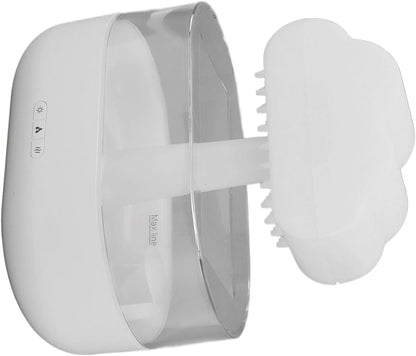 Cloud Humidifier USB 7 Colors LED Lights 200ml Effective Dryness Relief Raindrop Aromatherapy Diffuser for Bedroom Living Room Office Cloud Diffuser Raindrop Humidifier