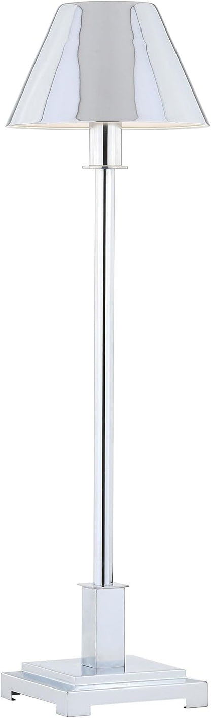 26 Inch Metal Shade LED Table Lamp, Modern Nightstand Lamp for Bedroom Living Room Office Bookcase, with LED Bulb Suitable for bedrooms, Living Rooms, Offices, Book(Brushed Brass Gold)