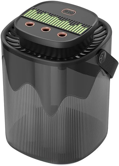 Home Humidifiers,3L Smart Spray Humidifier with 4 Mode Control USB Charged, Night Light Lighting, No Sound Quiet,Automatic Power-off Without Water for Home,Bedroom, Office