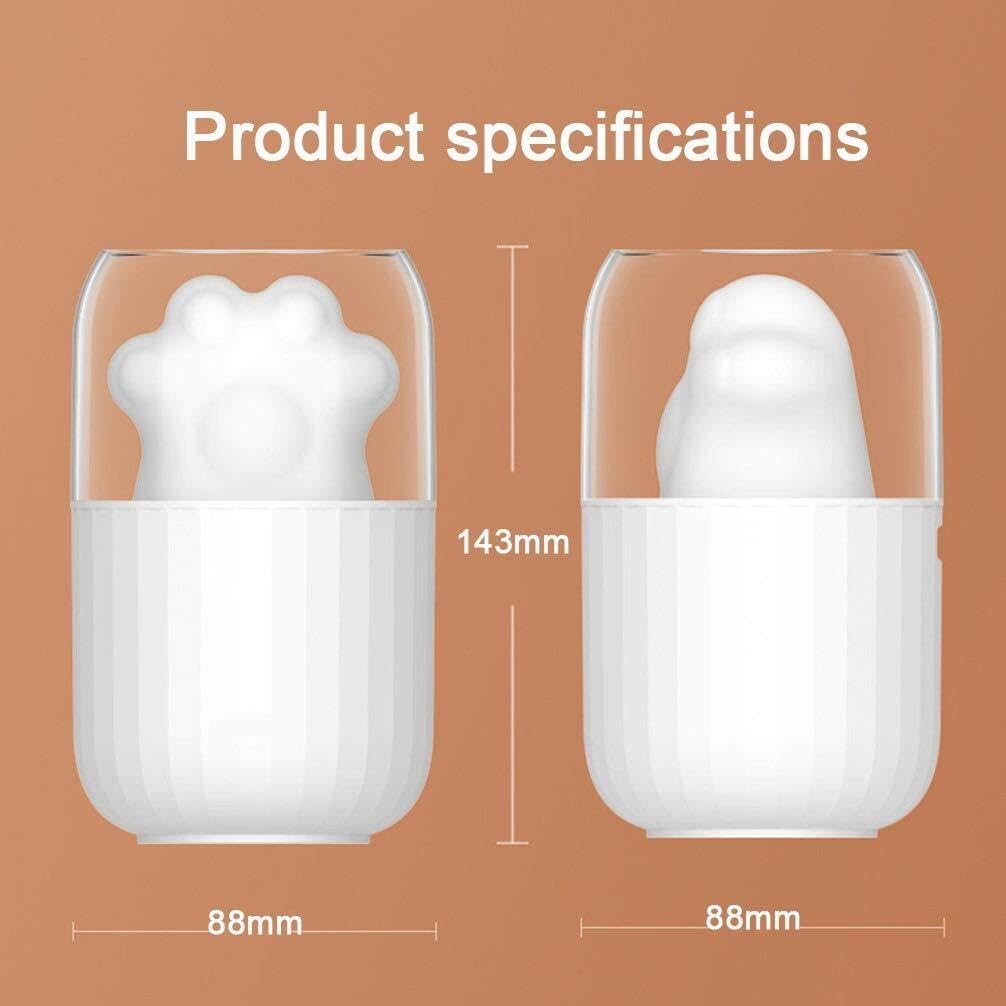 The new usb creative cat's claw egg yolk night light mini humidifier, small home desktop air humidifier, humidification and moisturizing in one step,girly
