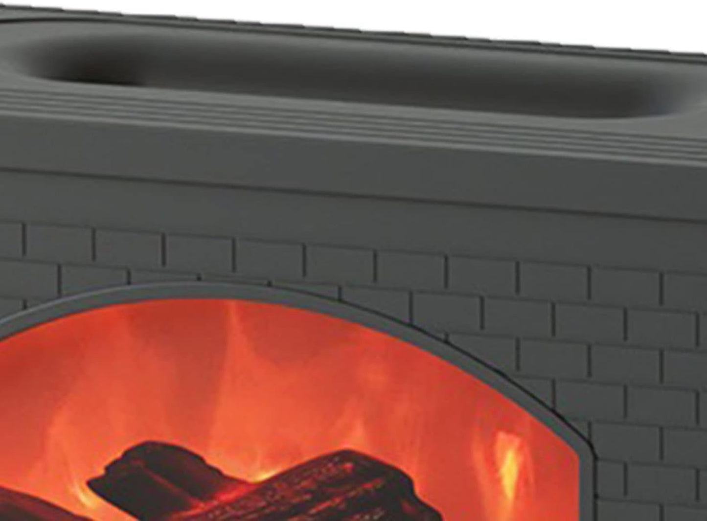 EVTSCAN Cool Mist Humidifier - 270ml Simulated Fireplace Design Air Aroma Diffuser Humidifier, Power Off Protection Fire Diffuser for Home(White)