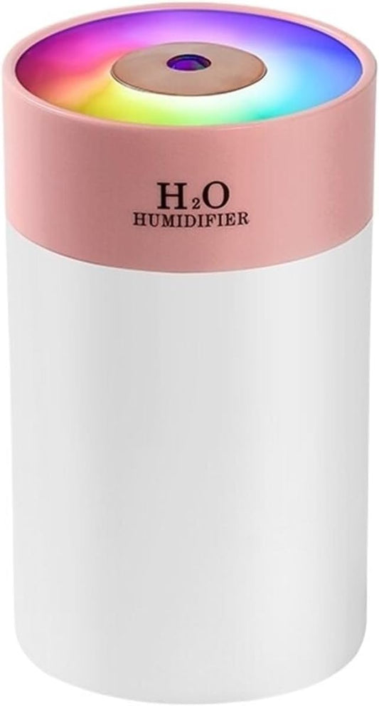 Humidifier, Luminous Humidifier Household Desktop Small Water Supplement Spray Air Humidification Usb Car Portable Night Light 260ml,for Bedroom(Green)