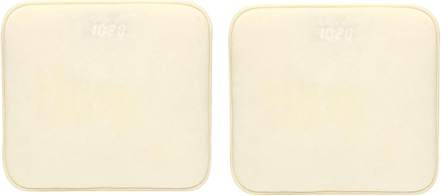 2X Alarm Clock Stand on Pressure Sensitive Battery Smart Alarm Clock Mat Floor Rug LED Time