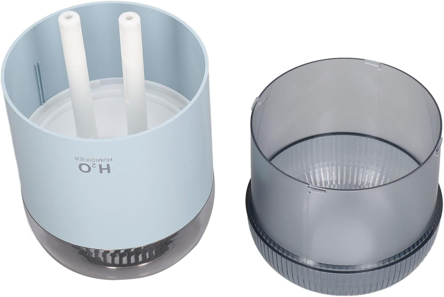 Humidifier 1000ml USB Charging Aromatherapy Diffuser with LED Night Light ABS Double Cool Mist Humidifier for Spa Home Yoga Office (Blue)(Pink)