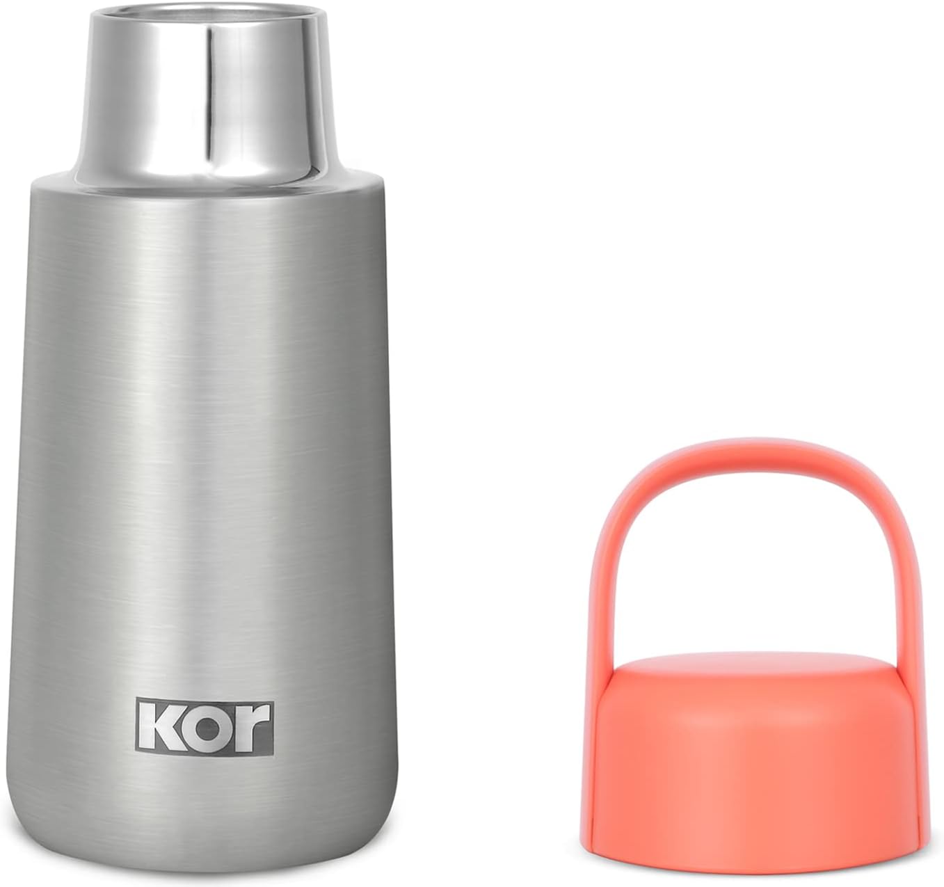 KOR Melrose 27oz Double Wall Insulated Water Bottle - Keeps Beverages Hot for 12hrs, Cold for 24hrs - Stainless Steel Design - Contoured Perfect Spout for Drinking