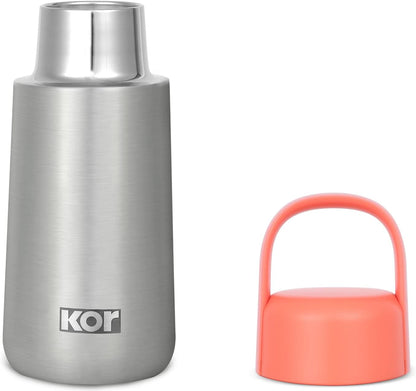 KOR Melrose 27oz Double Wall Insulated Water Bottle - Keeps Beverages Hot for 12hrs, Cold for 24hrs - Stainless Steel Design - Contoured Perfect Spout for Drinking