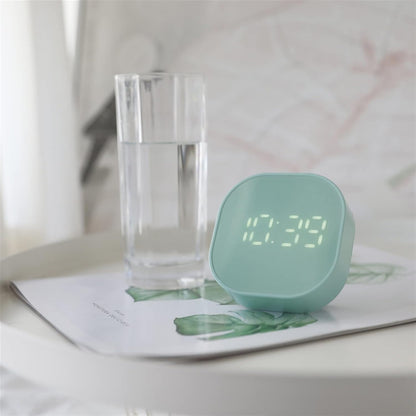 Alarm Clock,Clock for Bedroom, Digital Alarm Clock Timer, Magnetic LED Smart Sensor Cute Alarm Clock, Desk Bedroom Kitchen Gifts Digital Clock (Color : C) (A)