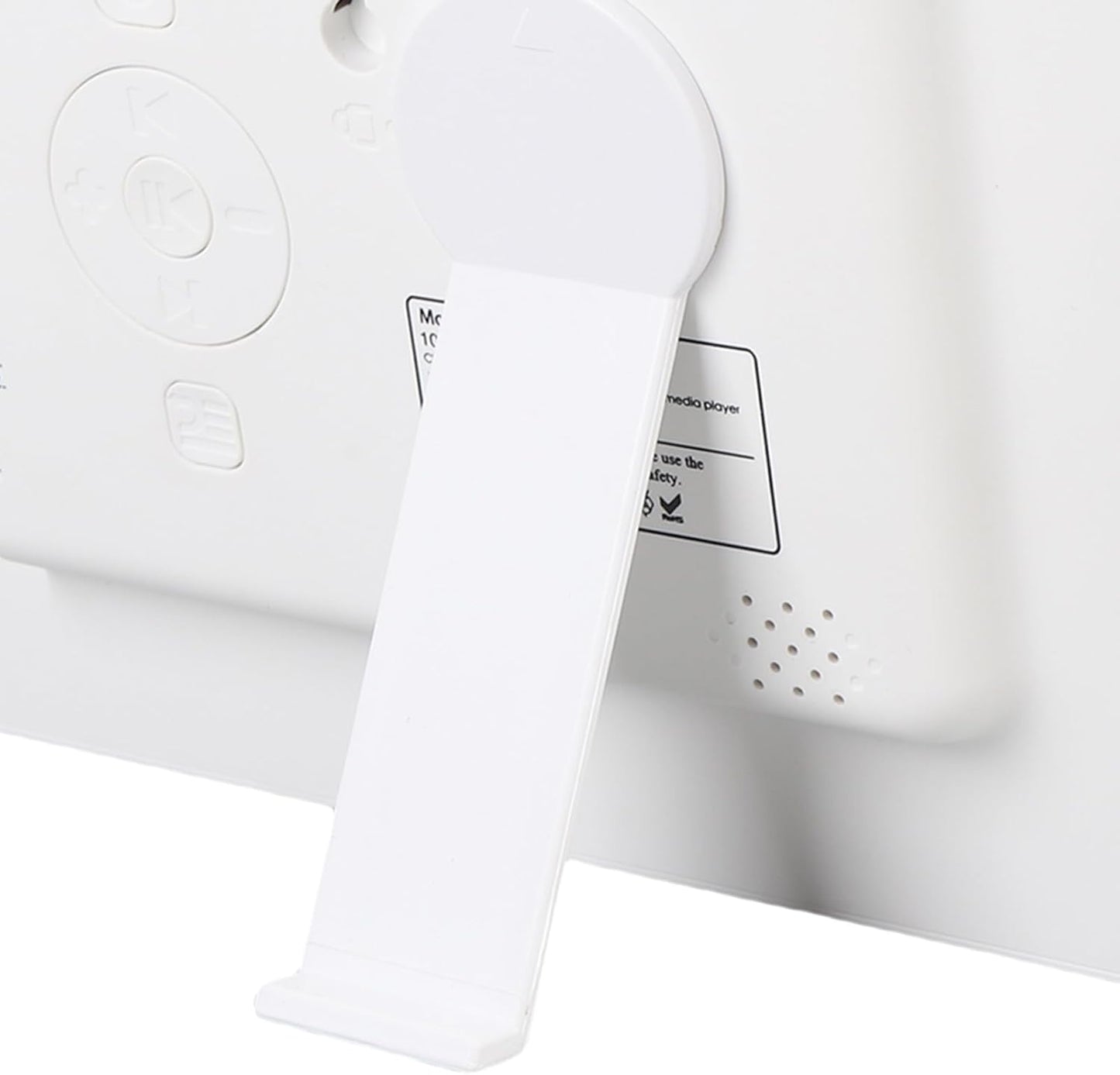 Digital Alarm Clock, 10 Inch Smart Clock with Day and Date Large Display Calendar for Bedroom with 12 Alarm Reminders Auto Dimming Image and Video Playback Function Wall Table