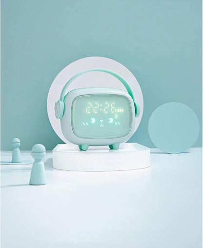 Digital Alarm Clock The New Multifunction Smart Alarm Clock for Students to Use the Cute Artifact Luminous Electronic Alarm Clock for Children Alarm Clock (Color : C)