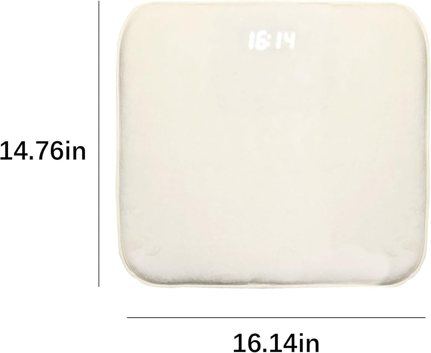 Heavy Sleepers Alarm Clock Mat: Stand On Pressure Sensitive Alarm Clock, Smart Alarm Clock Mat, Creative Carpet Electronic Digital Alarm Clocks, Battery Operated, for Modern Home, Kids, Teens, Adults