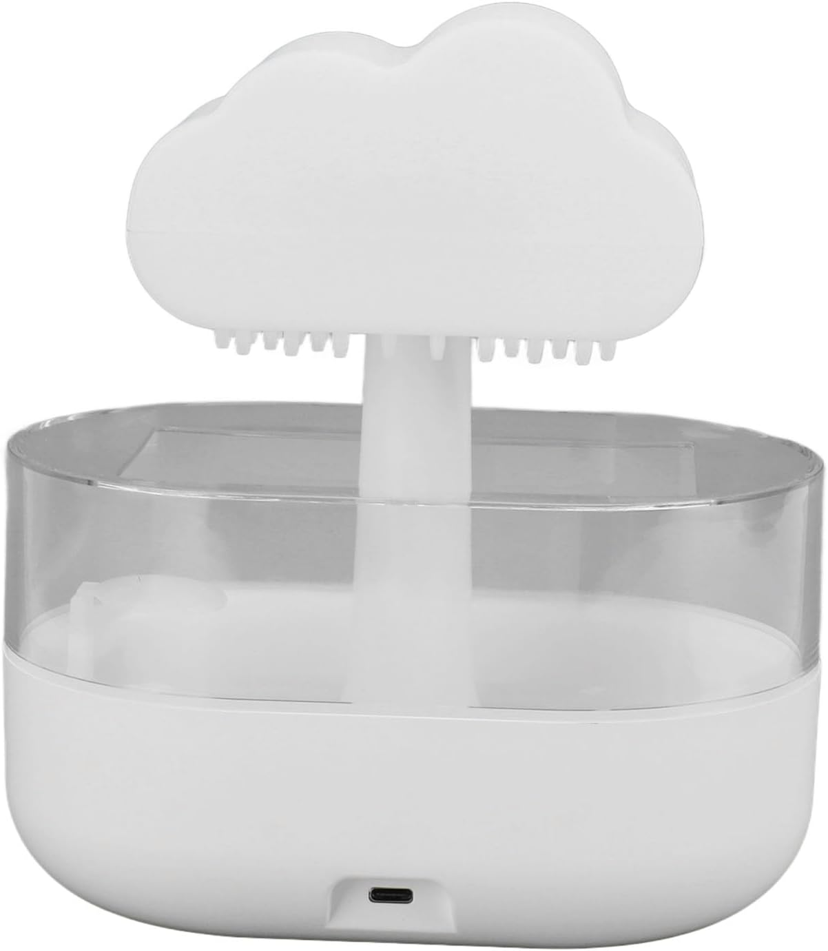 Cloud Humidifier USB 7 Colors LED Lights 200ml Effective Dryness Relief Raindrop Aromatherapy Diffuser for Bedroom Living Room Office Cloud Diffuser Raindrop Humidifier