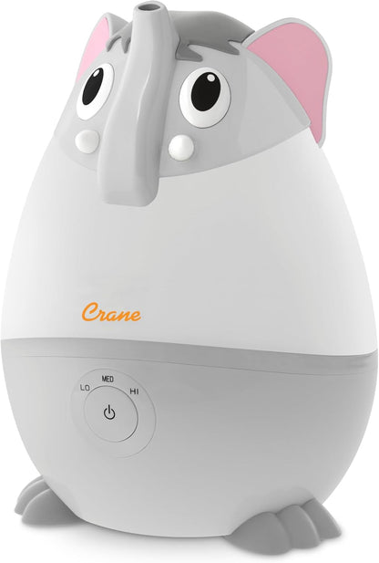 Crane Ultrasonic Humidifiers for Kid's Room and Baby Nursery, .5 Gallon Cool Mist Air Humidifier, Owl Humidifier For Kid's Room