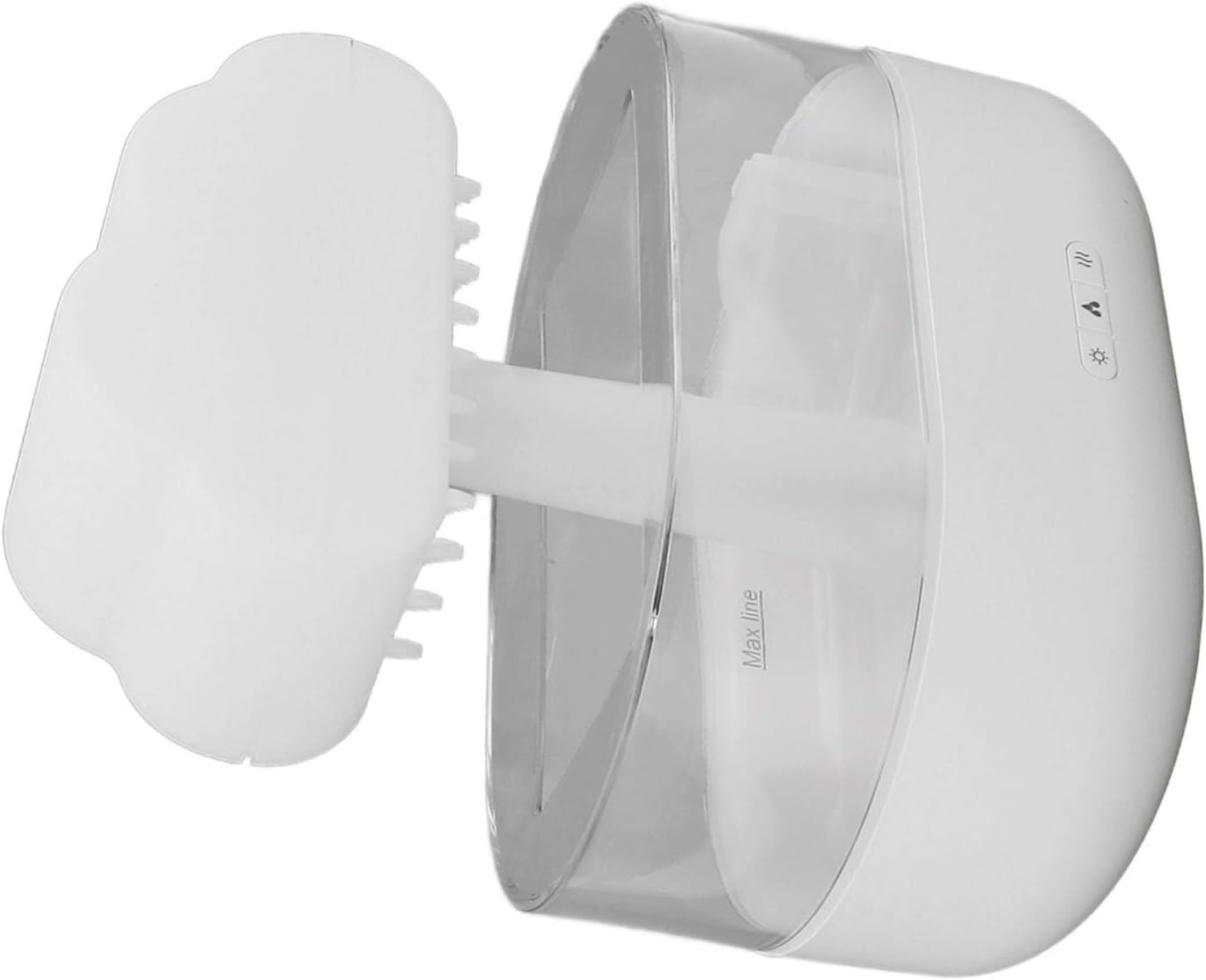 Cloud Humidifier USB 7 Colors LED Lights 200ml Effective Dryness Relief Raindrop Aromatherapy Diffuser for Bedroom Living Room Office Cloud Diffuser Raindrop Humidifier