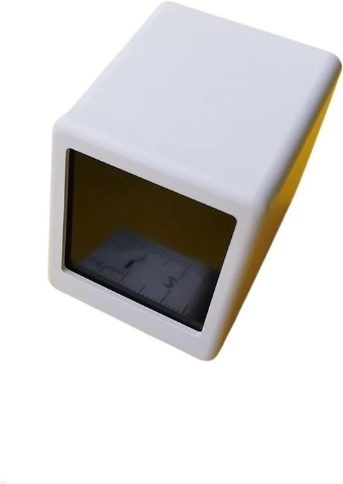 Smart Touch Weather Station Desk Digital Analog Alarm Clock Small Album Photo Frame Multi-Function Cool Gadget Gift(Black)