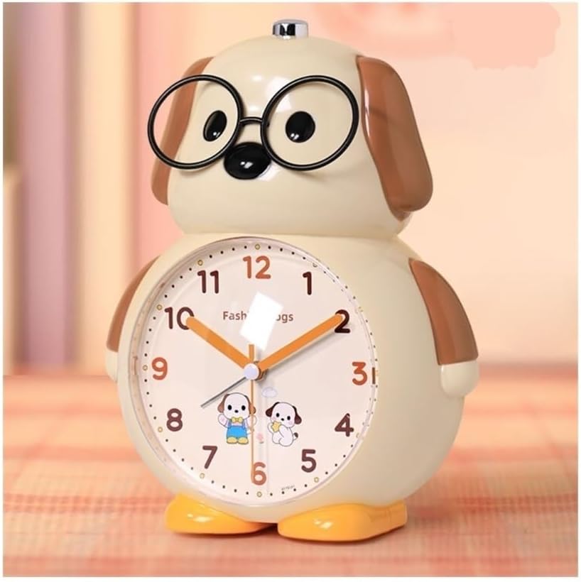 Alarm Clock Alarm Clock Student Special Wake Up Artifact Boys Girls Cartoon Clock Smart Clock(Pink)