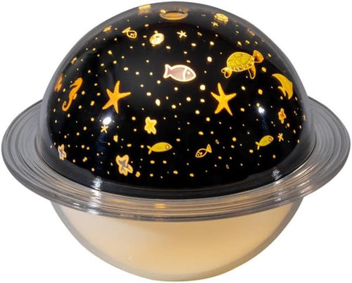 Grafken Cute Humidifier, Creative Colorful Atmosphere Night Light with Projection Function, Small Portable Home Office, Children's Car Air Atomizer (Color : C)