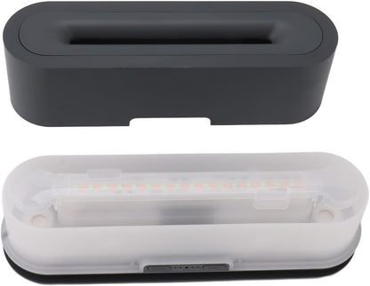 200ml Flame Humidifier with Simulated Flame, Colorful Light, Quiet Operation for Home Office (US Plug)(Gray Black)