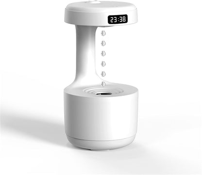 Humidifiers, Anti-Gravity Humidifier Desktop Mute Large Capacity Small Household Air Humidifier Bedroom Air Purification Fog,for Bedroom(White)