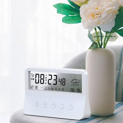 Alarm Clock Digital Clock clockCreative Luminous Digital Alarm Clock, Silent Smart LCD Electronic Snooze Clock(Color:a)