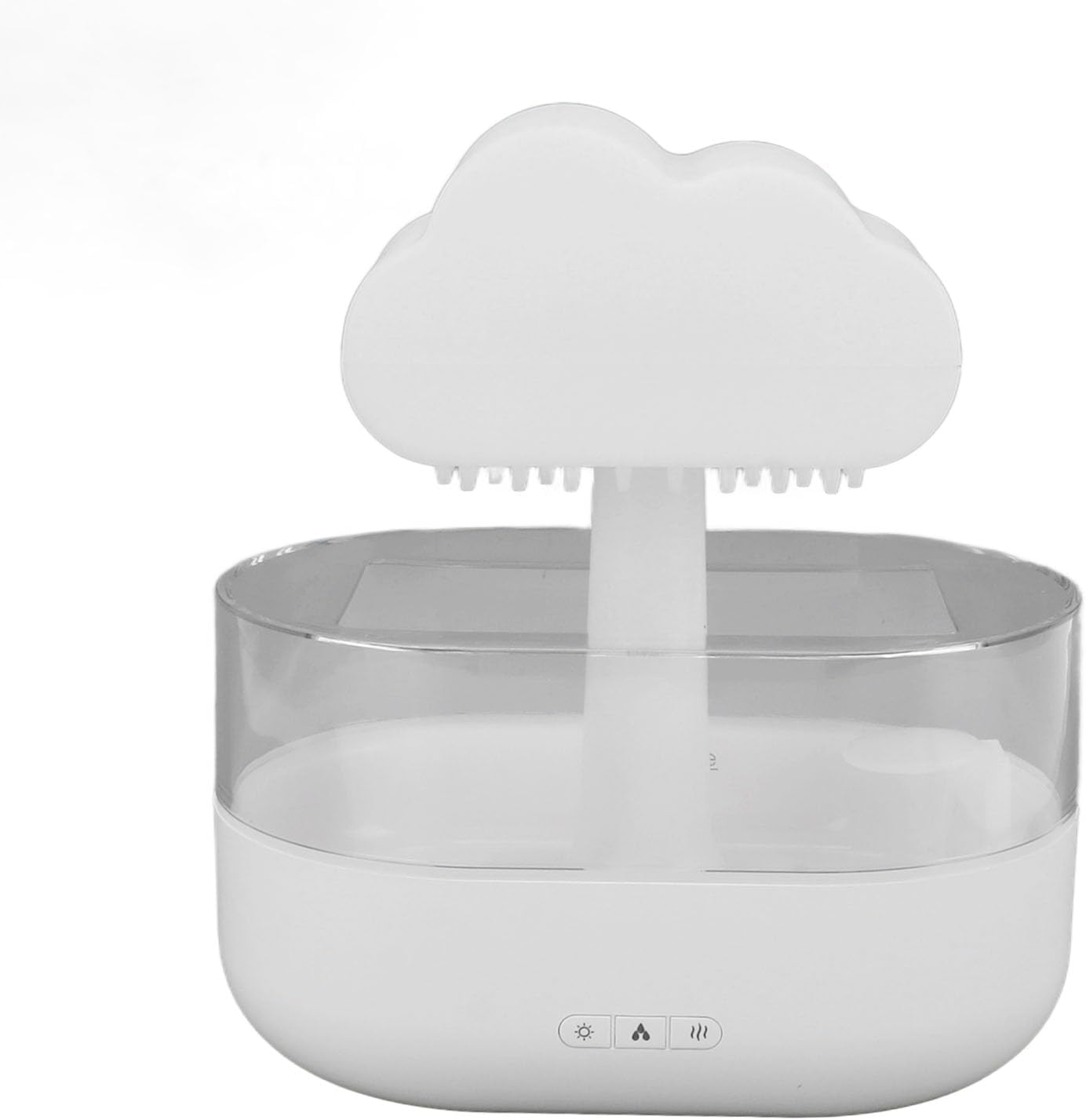 Cloud Humidifier USB 7 Colors LED Lights 200ml Effective Dryness Relief Raindrop Aromatherapy Diffuser for Bedroom Living Room Office Cloud Diffuser Raindrop Humidifier