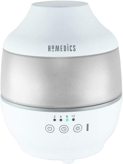 HoMedics Humidifiers for Rooms, Offices, Home, Nursery and Plants. & Demineralization Cartridge for Ultrasonic Humidifiers | 4-pack Replacement Cartridges | Prevents Hard Water Build-Up
