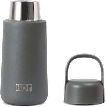 KOR Melrose 27oz Double Wall Insulated Water Bottle - Keeps Beverages Hot for 12hrs, Cold for 24hrs - Stainless Steel Design - Contoured Perfect Spout for Drinking