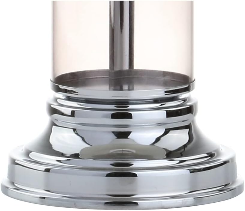 JONATHAN Y JYL4014B-SET2 Set of 2 Table Lamps Astor 29" Glass LED Table Lamp Contemporary Bedside Desk Nightstand Lamp for Bedroom Living Room Office College Bookcase, Smoked Gray