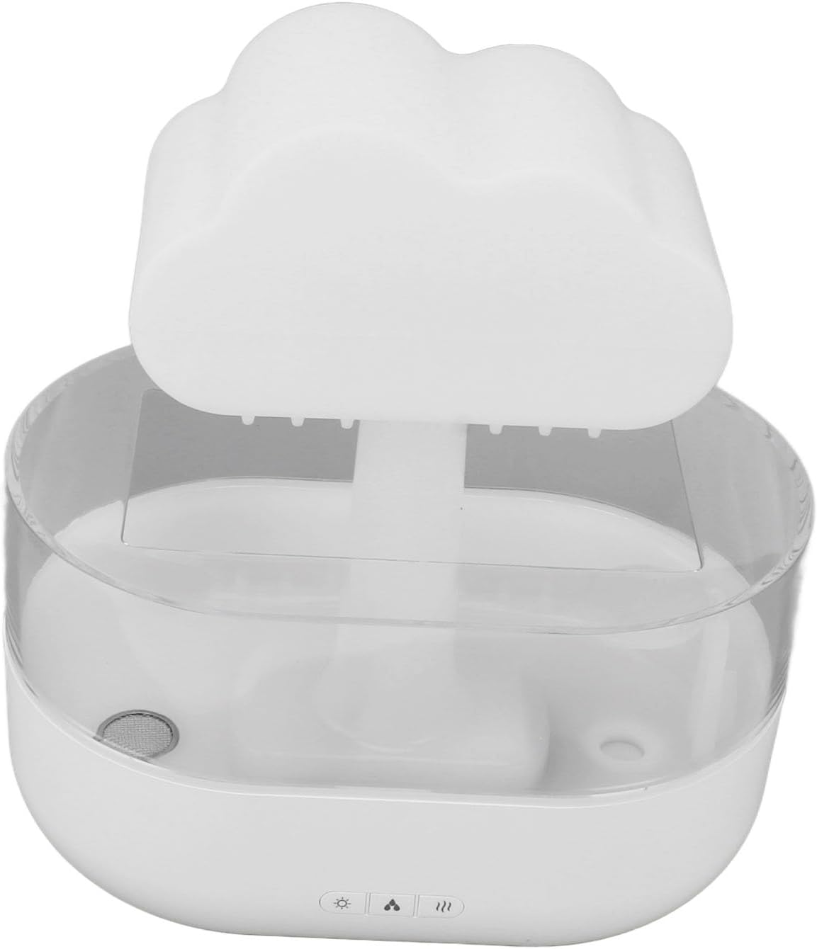 Cloud Humidifier USB 7 Colors LED Lights 200ml Effective Dryness Relief Raindrop Aromatherapy Diffuser for Bedroom Living Room Office Cloud Diffuser Raindrop Humidifier