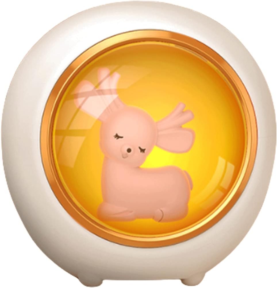 Habiba Humidifier Cute Small Essential Oil Diffuser with Space Capsule Decoration，Creative Home Mute Bedroom USB Portable Humidifier，Night Light Quiet