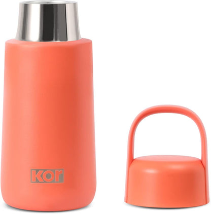 KOR Melrose 27oz Double Wall Insulated Water Bottle - Keeps Beverages Hot for 12hrs, Cold for 24hrs - Stainless Steel Design - Contoured Perfect Spout for Drinking