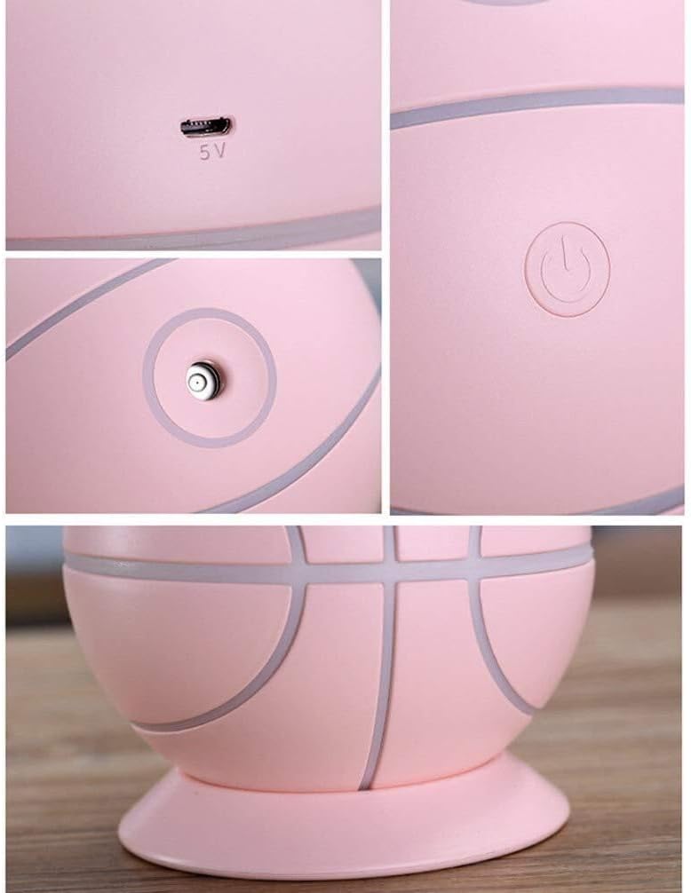 USB Household Mute Bedroom Air Aromatherapy Humidifier, 240mL Large Mist Volume, Continuous/Intermittent Spray, with Colorful Atmosphere Lights