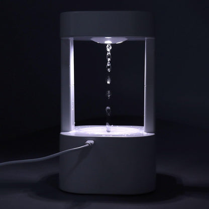 ViaGasaFamido Cool Mist Humidifier Diffuser 7 Colors Nightlight Aromatherapy Essential Oil with Levitating Water Drop for Bedroom Home Office Gift