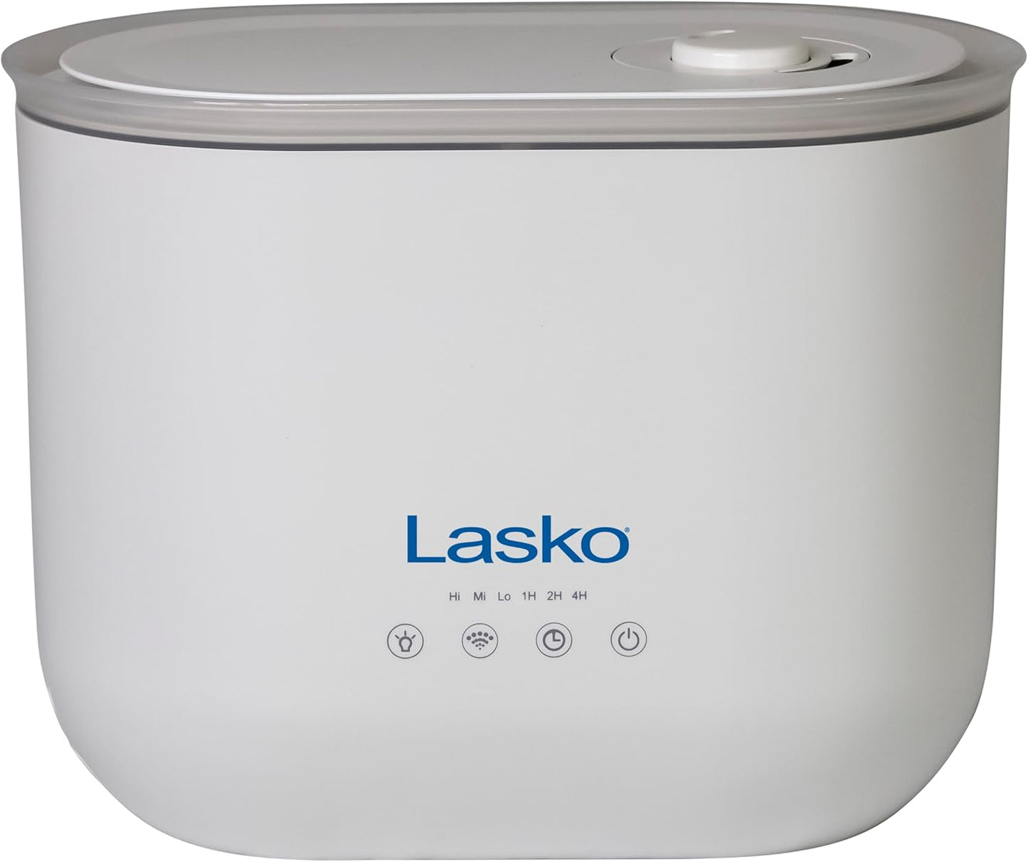 Lasko 3.5 L Cool Mist Ultrasonic Humidifier, Top Fill, 18 Hour Run Time on Low, 3 Mist Settings, Auto-Off Timer, Aromatherapy Tray, Filter Free, White, UH250