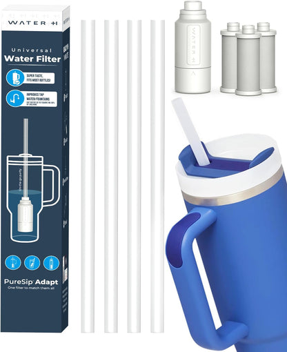 WATERH Vita Smart Water Bottle with Reminder to Drink Water, BPA-Free Vacuum Insulated Water Bottles with Straw, Bluetooth Intake Water Tracking Bottle, Ideal for Gift (18 oz)