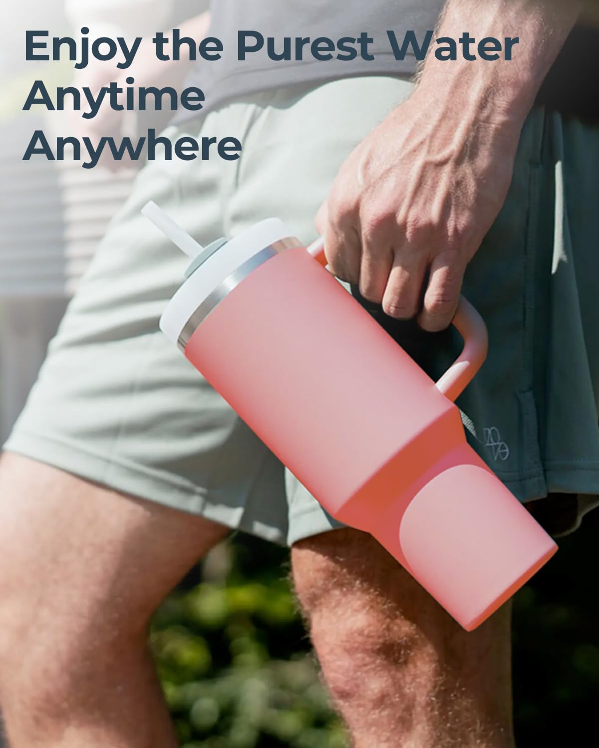 WATERH Vita Smart Water Bottle with Reminder to Drink Water, BPA-Free Vacuum Insulated Water Bottles with Straw, Bluetooth Intake Water Tracking Bottle, Ideal for Gift (18 oz)