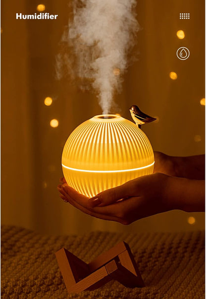 HASMI Humidifiers for Bedroom Moon Lamp Cool Mist Humidifier For Bedroom LED Night Light Humidifier & Essential Oil Diffuser USB Humidifiers Humidifier for Home (Color : B), yuqing2022