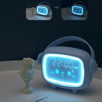 Digital Alarm Clock The New Multifunction Smart Alarm Clock for Students to Use the Cute Artifact Luminous Electronic Alarm Clock for Children Alarm Clock (Color : C)
