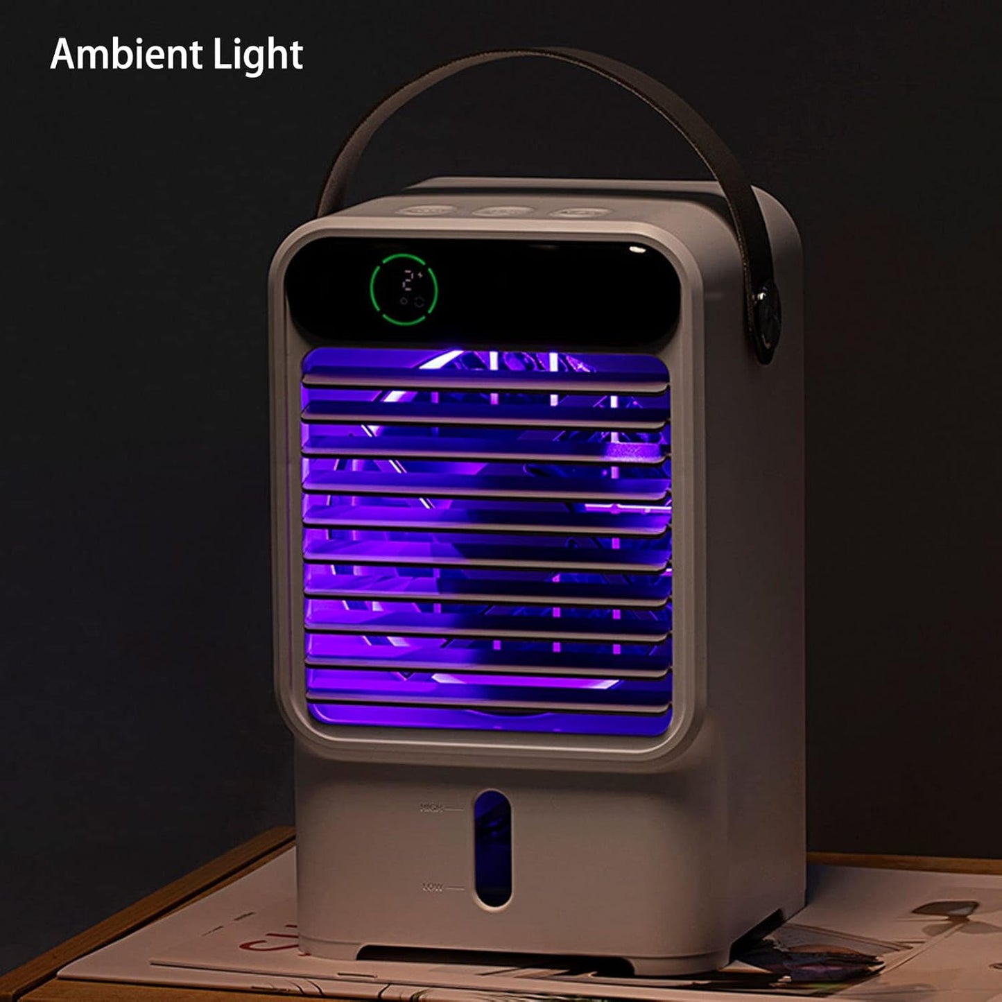 500ml USB Powered Fan Humidifier 3-LevelAir Cooler for Windowless Air Conditioning