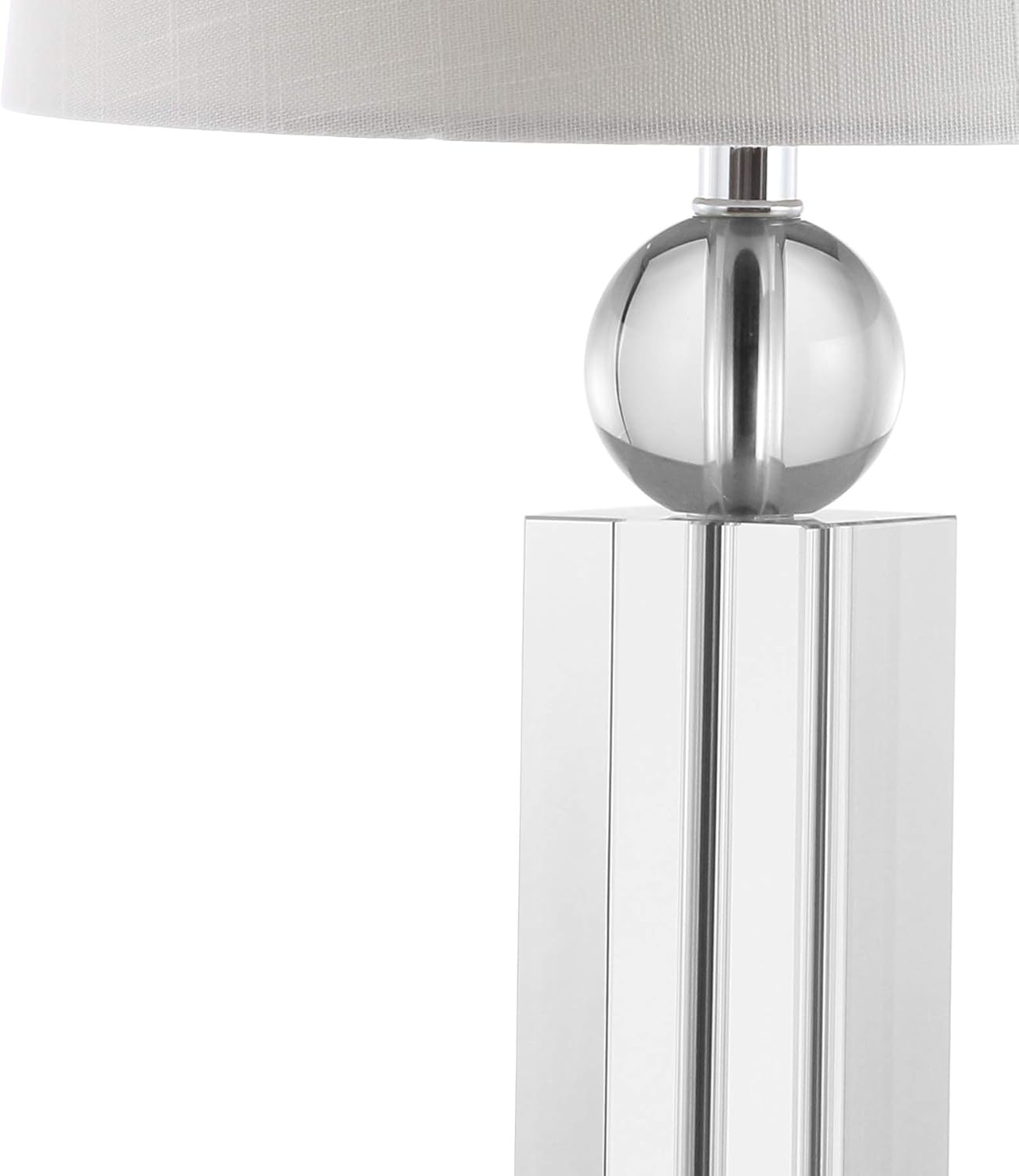 JONATHAN Y JYL5004A Charlotte 28.5" Crystal LED Table Lamp Glam Contemporary Bedside Desk Nightstand Lamp for Bedroom Living Room Office College Bookcase LED Bulb Included, Clear