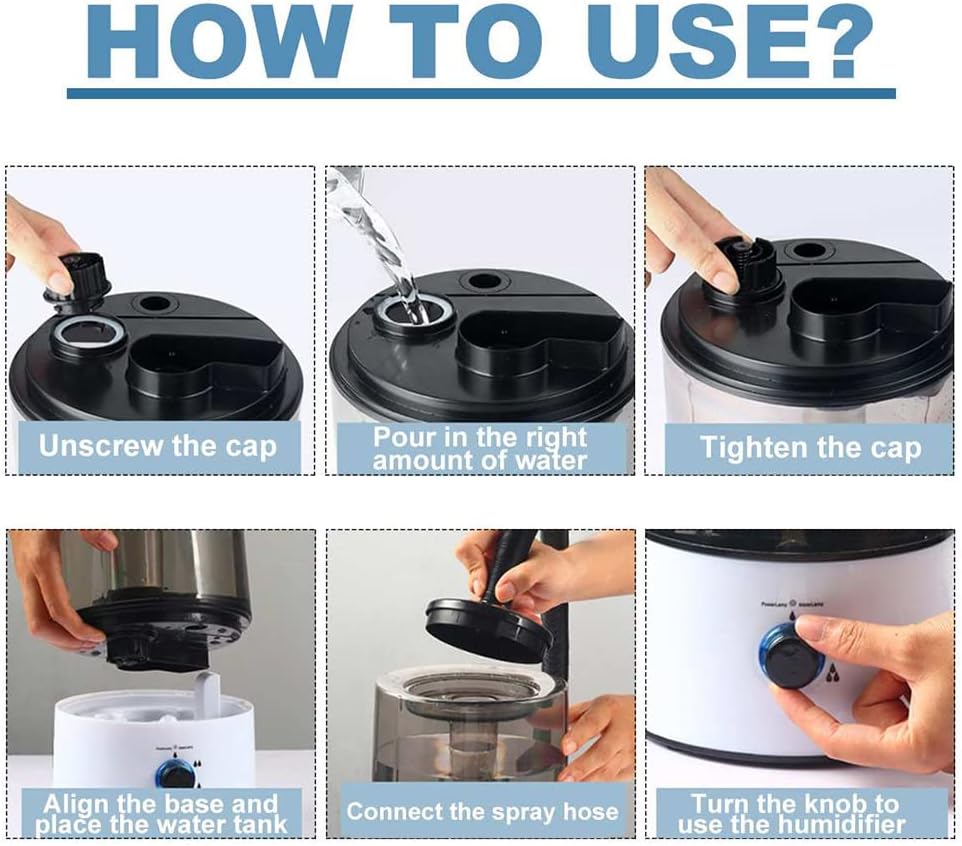 Reptile Humidifiers Mist with Telescopic Hose,4L Large Capacity Humidifier Machine Fogger, 110V Quiet Fog Machine Pet Supplies