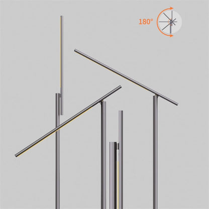 Bedside Table Lamp Rechargeable LED Desk Lamp, Foldable Reading Light with 3 Lighting Modes and Stepless Dimming, Memory Function, Automatic Brightness Adjustment Table Lamp for Bedroom(White) (Gris