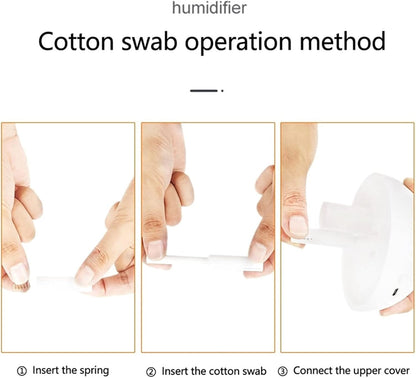HASMI Humidifiers for Bedroom Moon Lamp Cool Mist Humidifier For Bedroom LED Night Light Humidifier & Essential Oil Diffuser USB Humidifiers Humidifier for Home (Color : B), yuqing2022