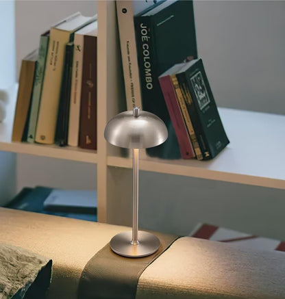 12-inch Cordless Portable Metal LED Table Lamp 2-Pack, 3-Color Rechargeable, for Bedroom, Outdoor, Dining Room, Bedside Suitable for bedrooms, Living Rooms, Offices, Book(Green (2 Pack))